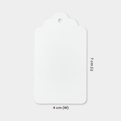 [ G1 ] 4X7cm KRAFT GIFT TAG - 50PCS - BOX2PAC - Malaysia Online Box Store